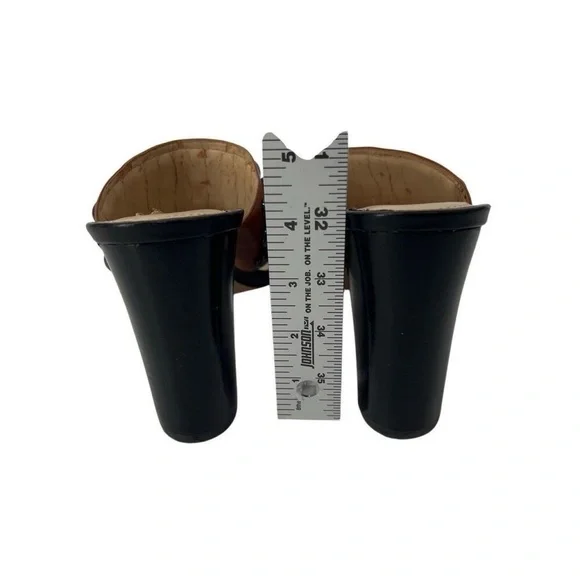 Coach Olivia Studded Leather‎ Heeled Sandals Shoes 9.5 Womens - Picture 5 of 7